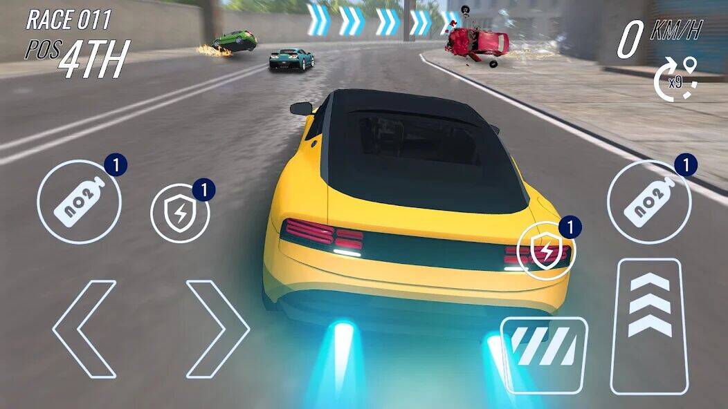 Скачать взломанную Driving Real Race City 3D [Много денег] MOD apk на Андроид