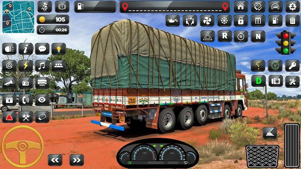 Скачать взломанную Внедорожные грузовые игры 3d [Бесплатные покупки] MOD apk на Андроид