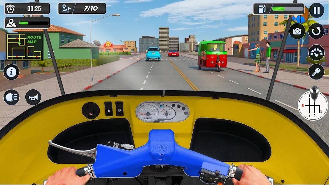 Скачать взломанную Тук Тук Авто Вождение Игры 3D [Мод меню] MOD apk на Андроид