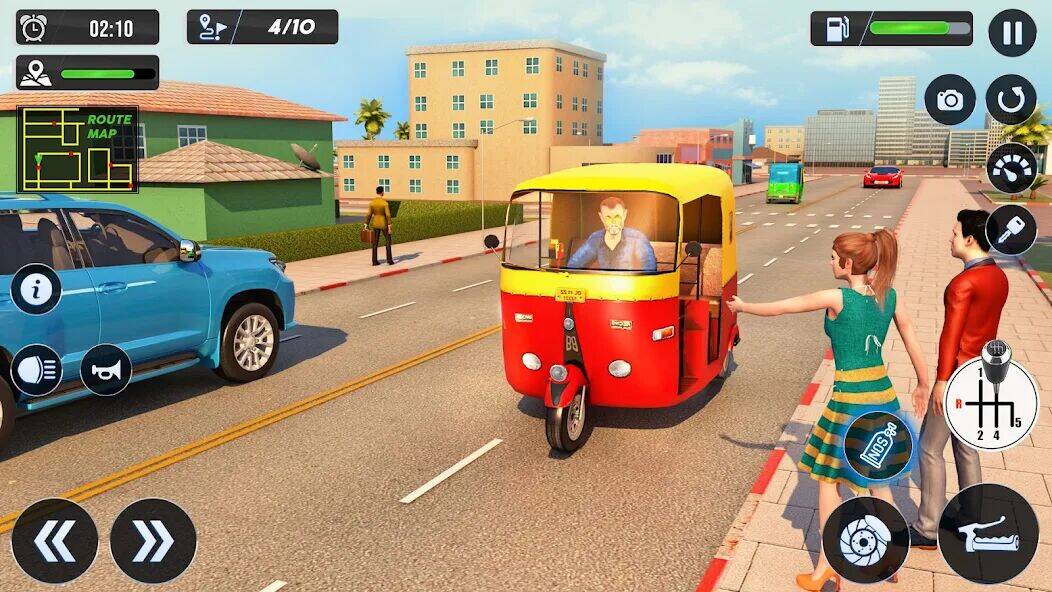 Скачать взломанную Тук Тук Авто Вождение Игры 3D [Мод меню] MOD apk на Андроид