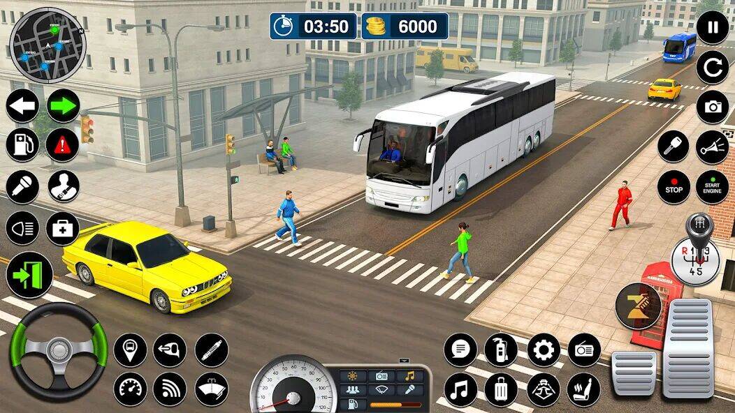 Скачать взломанную Вождение автобуса - Симуляторы [Много денег] MOD apk на Андроид