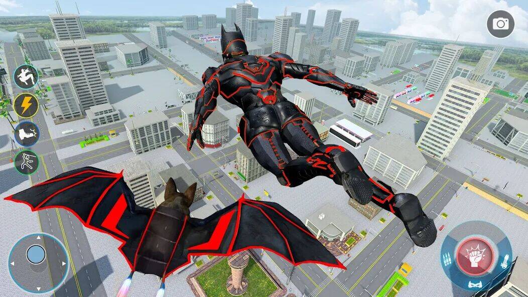 Скачать взломанную Flying Bat Robot Car Transform [Мод меню] MOD apk на Андроид