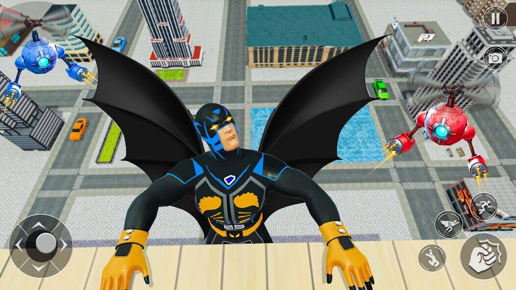 Скачать взломанную Flying Bat Robot Car Transform [Мод меню] MOD apk на Андроид