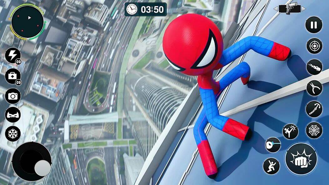 Скачать взломанную Игра герой летающего паука [Много денег] MOD apk на Андроид
