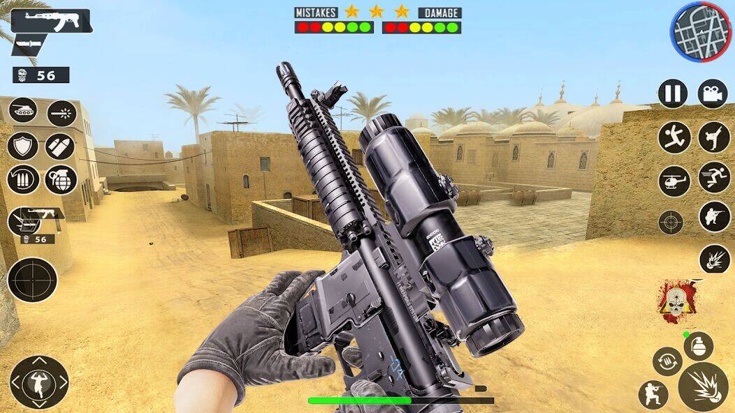 Скачать взломанную Gun Shooting Games: Gun Game [Много монет] MOD apk на Андроид
