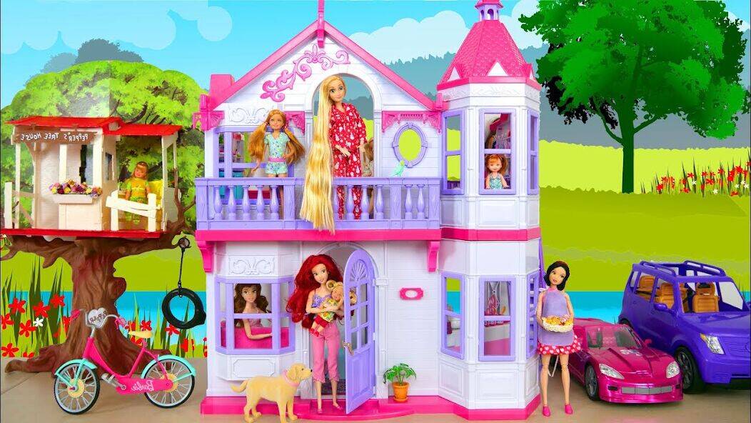 Скачать взломанную Doll House Design: Girl Games [Бесплатные покупки] MOD apk на Андроид
