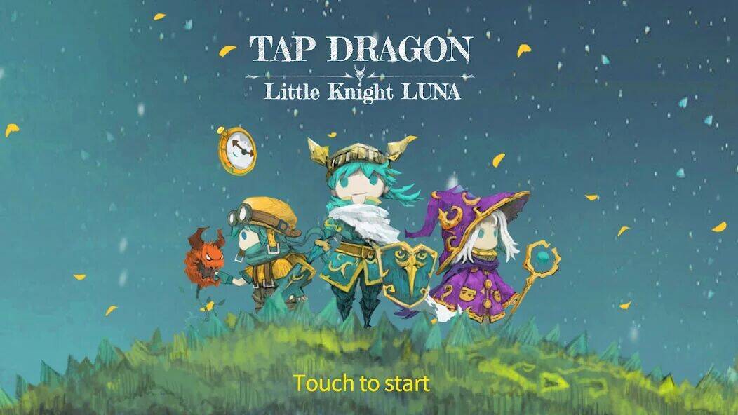 Скачать взломанную Tap Dragon: Little Knight Luna [Бесплатные покупки] MOD apk на Андроид