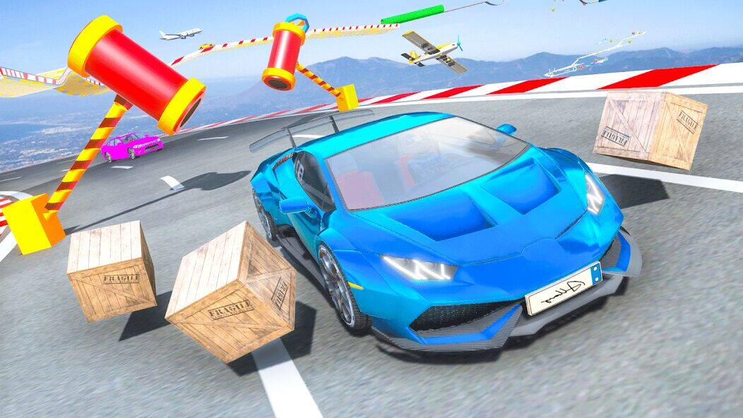 Скачать взломанную Ramp Car Games: GT Car Stunts [Бесплатные покупки] MOD apk на Андроид