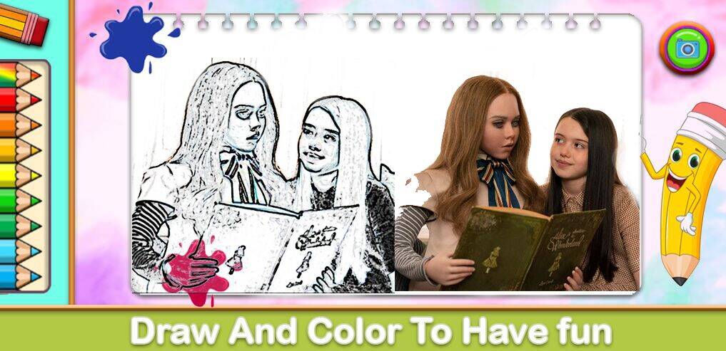 Скачать взломанную Megan Coloring Game [Мод меню] MOD apk на Андроид