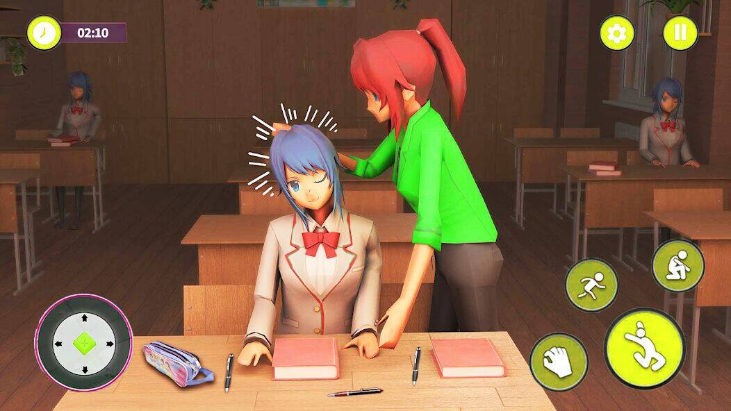 Скачать взломанную Аниме школьница 3D симулятор [Мод меню] MOD apk на Андроид
