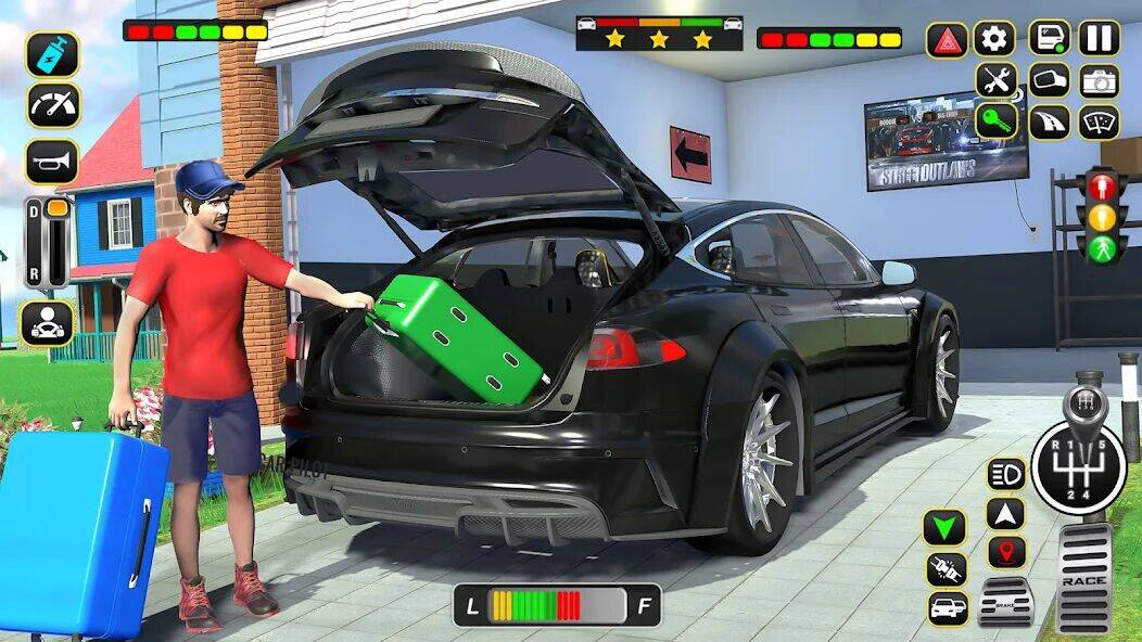 Скачать взломанную Driving School City Car Games [Бесплатные покупки] MOD apk на Андроид