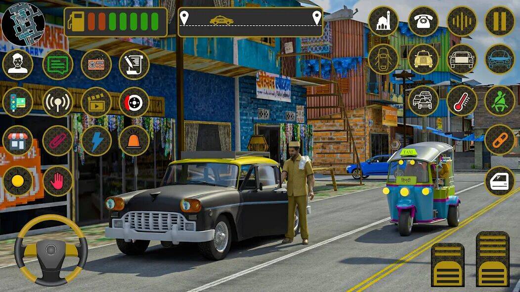 Скачать взломанную Indian Taxi Simulator car Game [Бесплатные покупки] MOD apk на Андроид