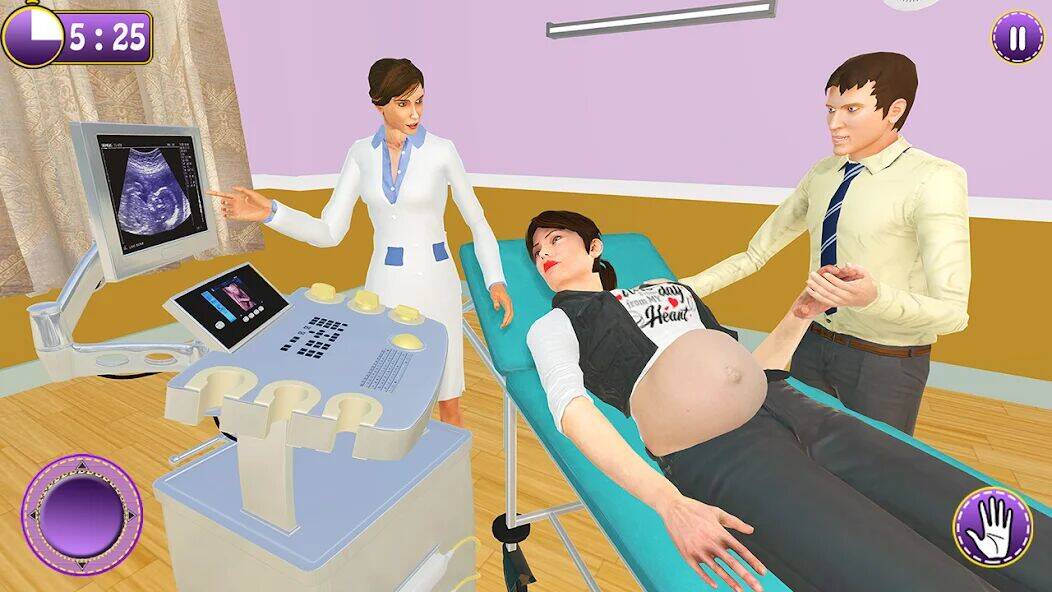 Скачать взломанную Pregnant Mother Game Simulator [Мод меню] MOD apk на Андроид