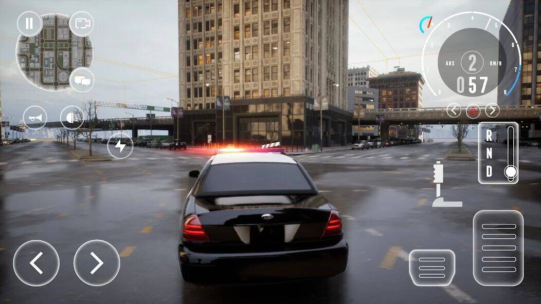Скачать взломанную Police Car Simulator 2023 [Много монет] MOD apk на Андроид