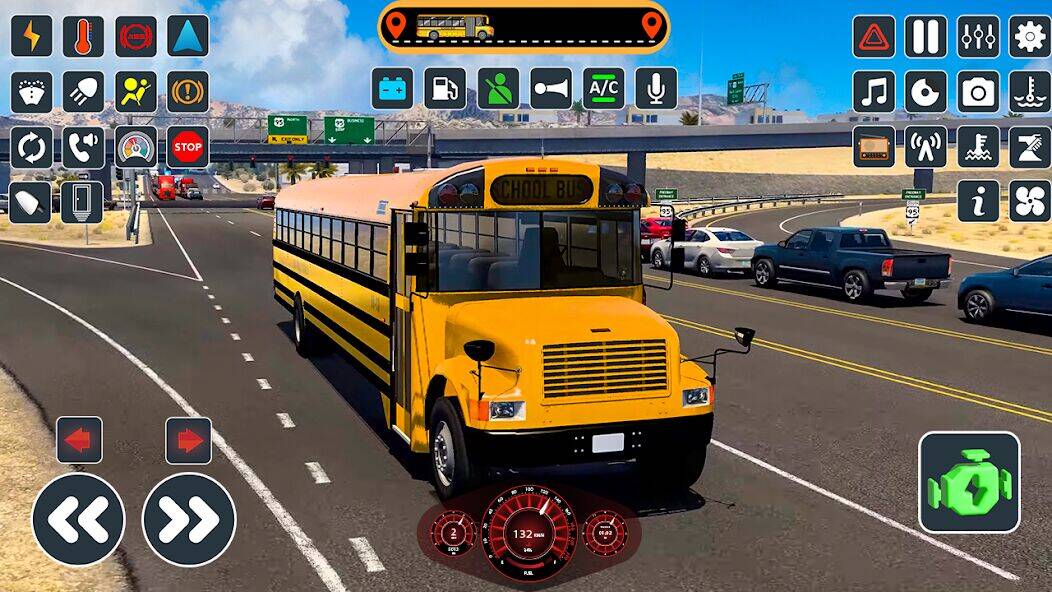 Скачать взломанную School Bus Simulator Bus Game [Бесплатные покупки] MOD apk на Андроид