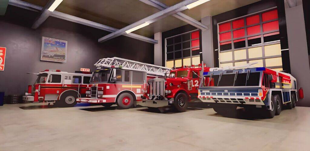Скачать взломанную Real Firefighter 3D Simulator [Мод меню] MOD apk на Андроид