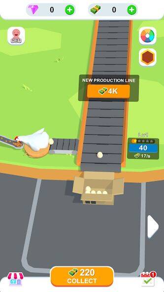 Скачать взломанную Фабрика яиц в режиме ожидания [Мод меню] MOD apk на Андроид