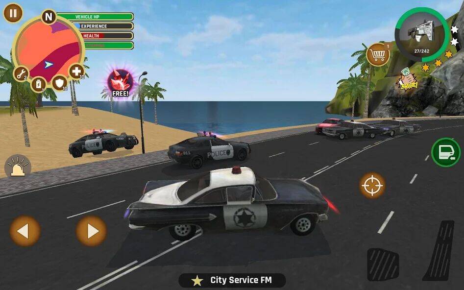 Скачать взломанную Miami Crime Police [Мод меню] MOD apk на Андроид