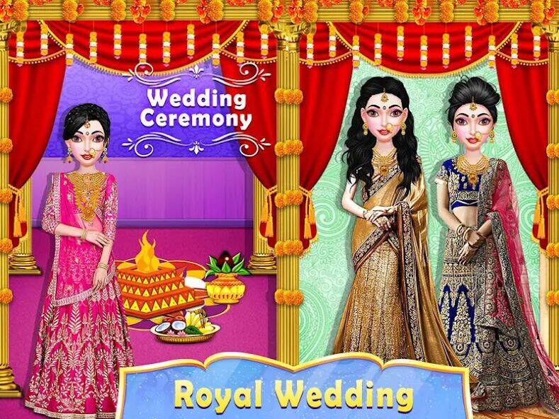 Скачать взломанную Stylist Fashion Indian Wedding [Много денег] MOD apk на Андроид