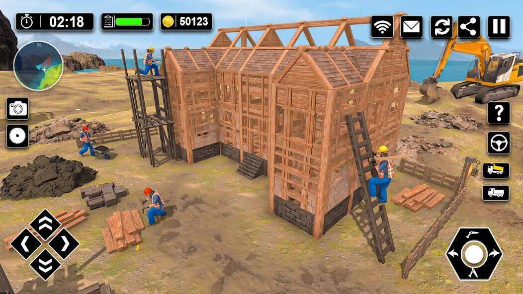 Скачать взломанную Cтроительства деревянного дома [Много монет] MOD apk на Андроид