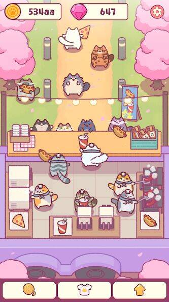 Скачать взломанную Cat Snack Bar : Cat Food Games [Много монет] MOD apk на Андроид