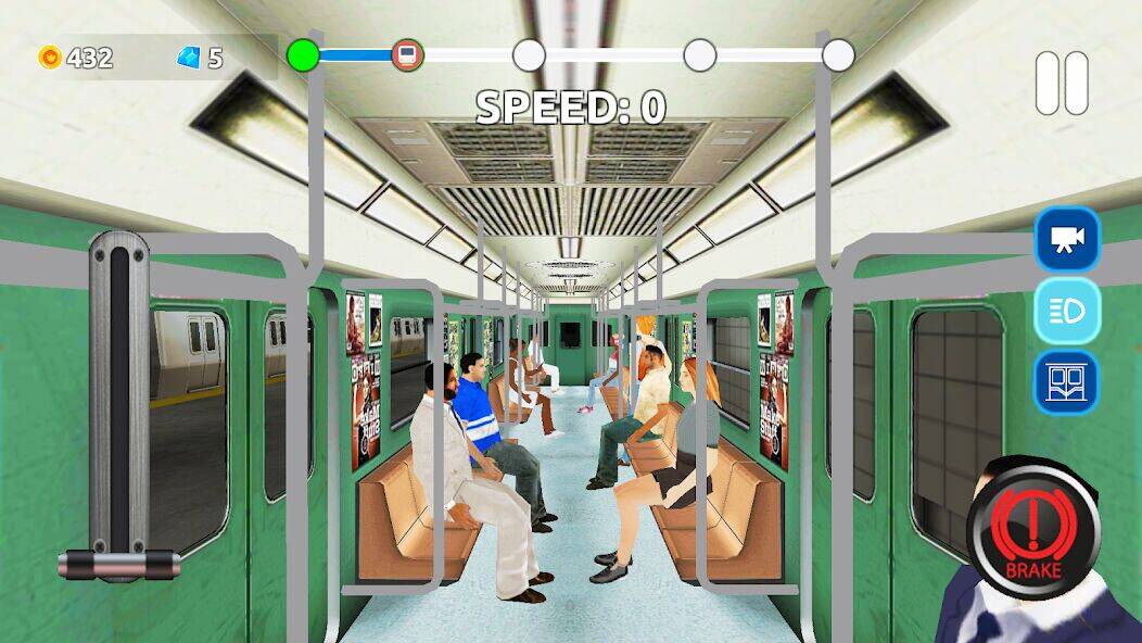 Скачать взломанную Симулятор Поезда Метро [Мод меню] MOD apk на Андроид