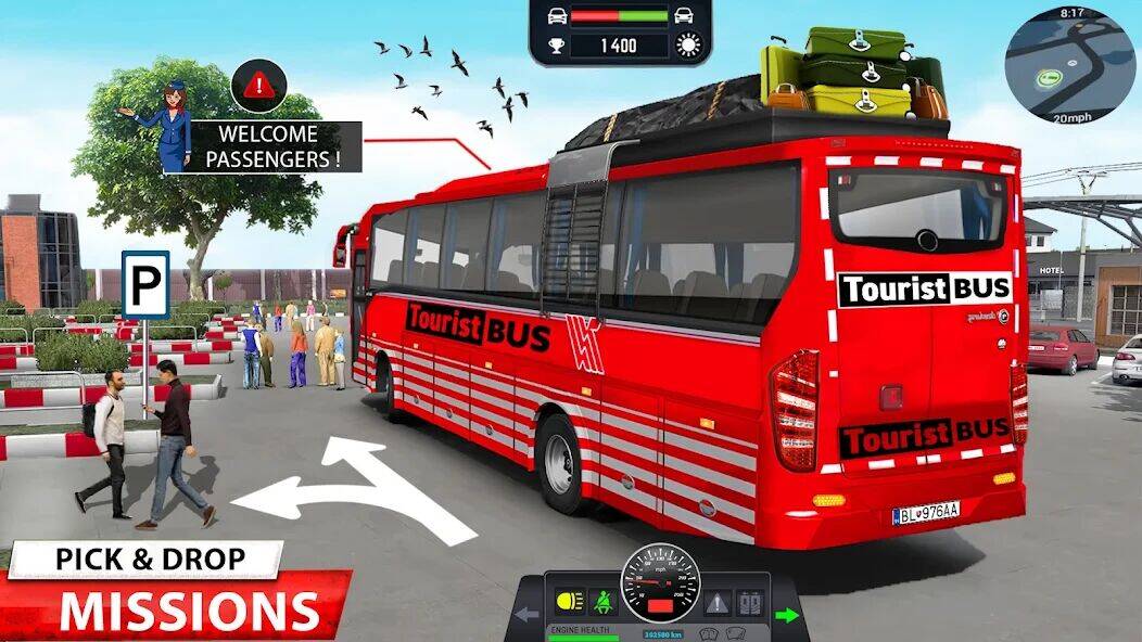 Скачать взломанную Ultimate Bus Driving Simulator [Много монет] MOD apk на Андроид