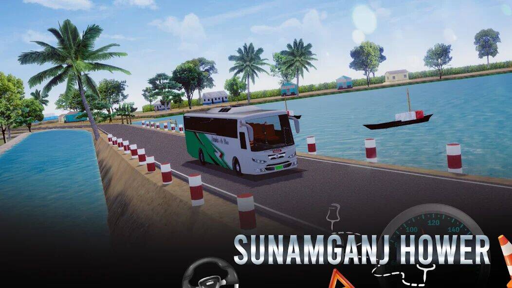 Скачать взломанную Bus Simulator Bangladesh [Бесплатные покупки] MOD apk на Андроид