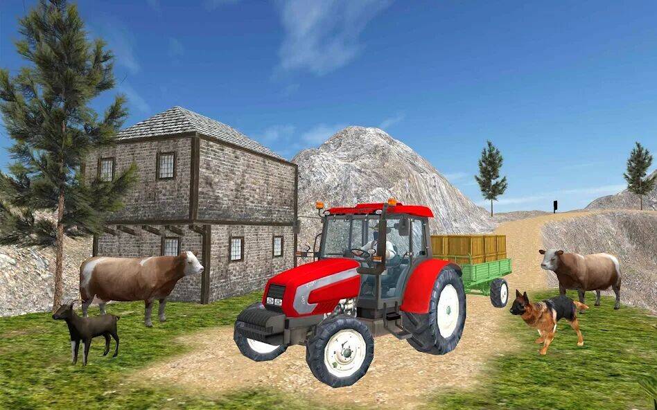 Скачать взломанную Tractor Driver 3D Farming Sim [Много денег] MOD apk на Андроид