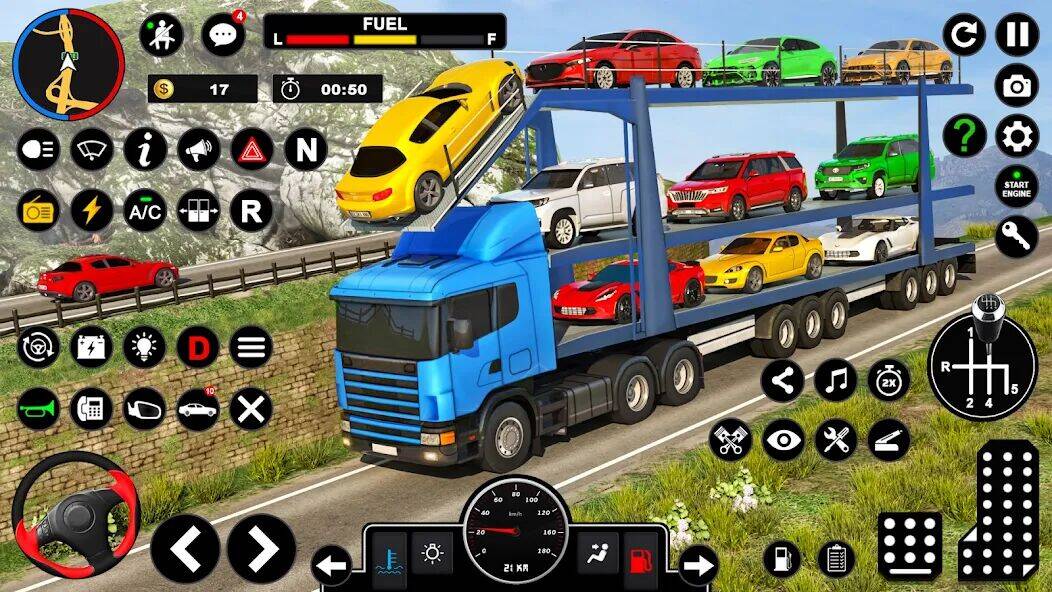 Скачать взломанную Офлайн игры про грузовики 3D [Много монет] MOD apk на Андроид