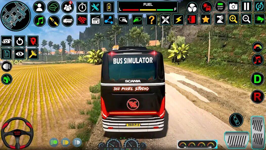 Скачать взломанную Public Coach Bus Driving 3D [Много денег] MOD apk на Андроид