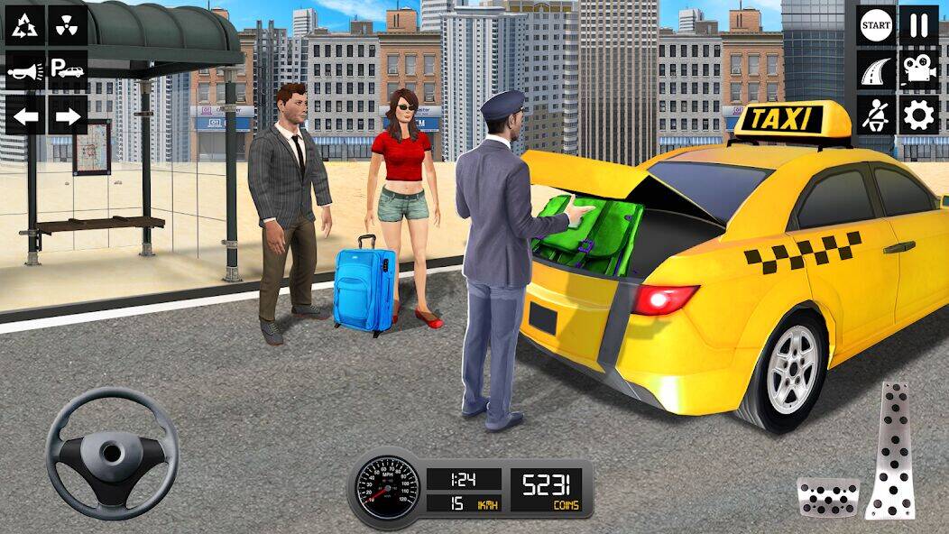 Скачать взломанную Таксист 3d: Симулятор такси [Бесплатные покупки] MOD apk на Андроид