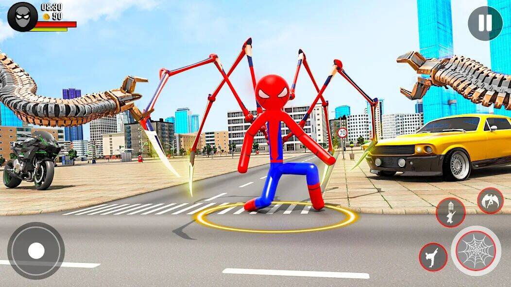 Скачать взломанную игра паук - Человек-паук-герой [Много монет] MOD apk на Андроид