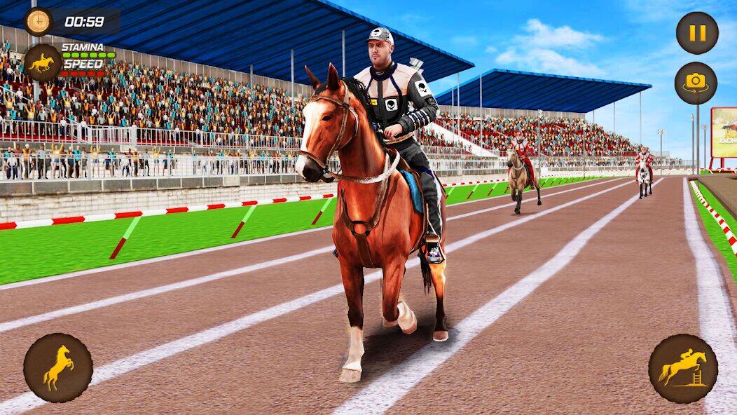 Скачать взломанную лошадь гоночный игры 3д [Бесплатные покупки] MOD apk на Андроид