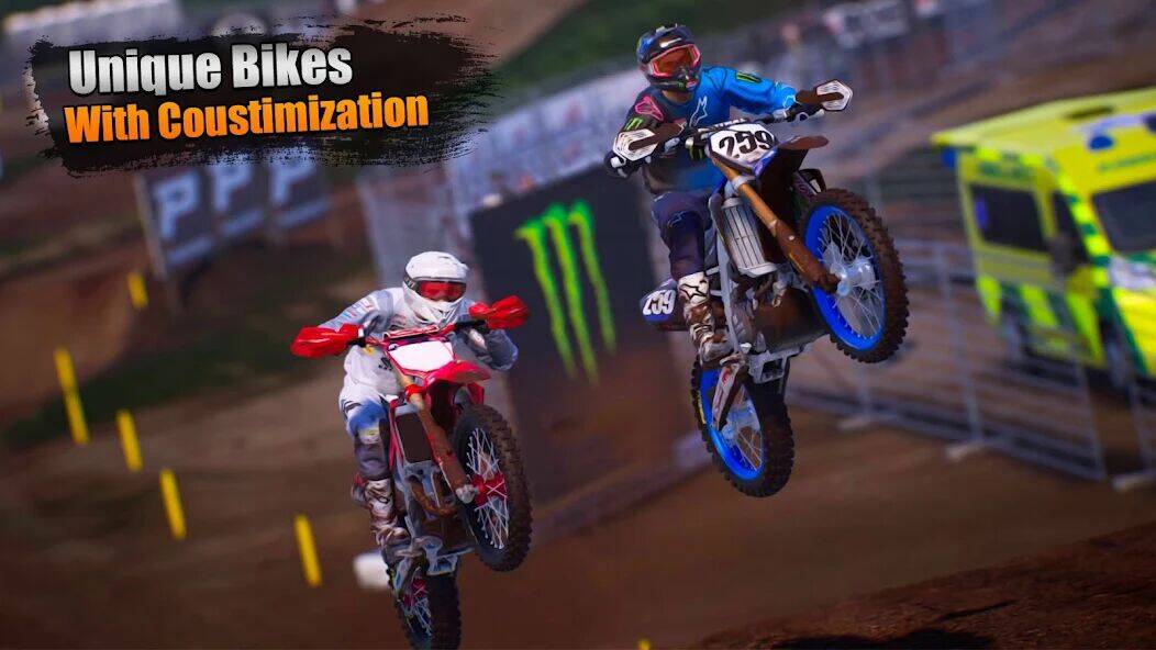 Скачать взломанную Motocross Bike Racing Games 3D [Мод меню] MOD apk на Андроид