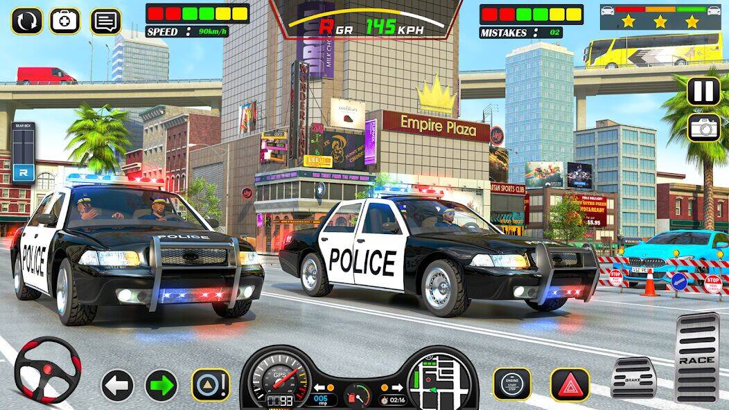 Скачать взломанную Полицейская машина США игры [Много денег] MOD apk на Андроид