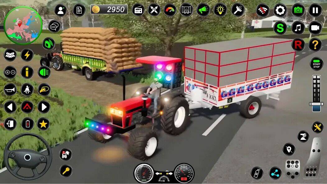 Скачать взломанную Индийская тракторная игра 3D [Мод меню] MOD apk на Андроид