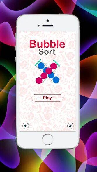 Скачать взломанную Bubble sort bubbling maker fun [Много монет] MOD apk на Андроид