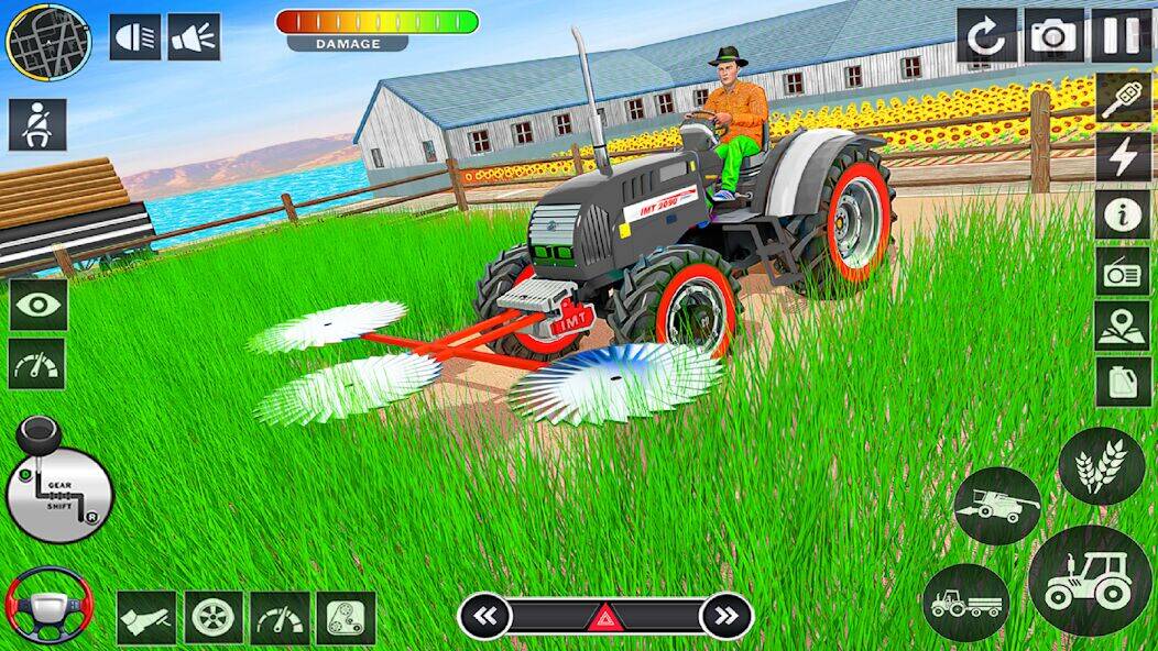 Скачать взломанную Big Tractor Farming Simulator [Бесплатные покупки] MOD apk на Андроид