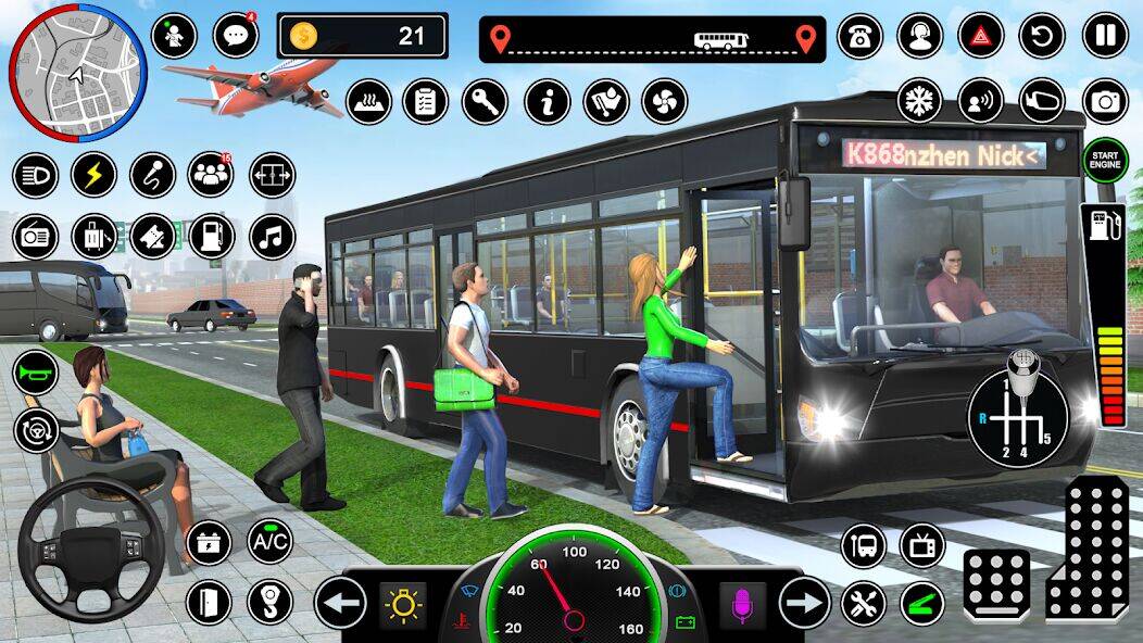 Скачать взломанную Симулятор городского автобуса [Много монет] MOD apk на Андроид