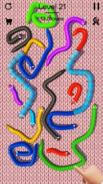 Скачать взломанную Tangled Snake: Twisted Tangled [Мод меню] MOD apk на Андроид
