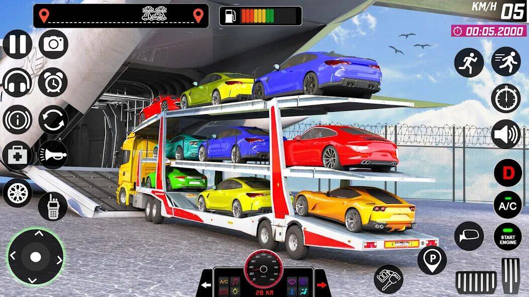 Скачать взломанную Transport Truck Game Car Games [Много денег] MOD apk на Андроид
