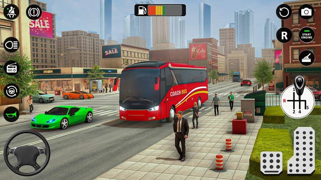 Скачать взломанную Coach Bus Simulator: Bus Games [Много монет] MOD apk на Андроид