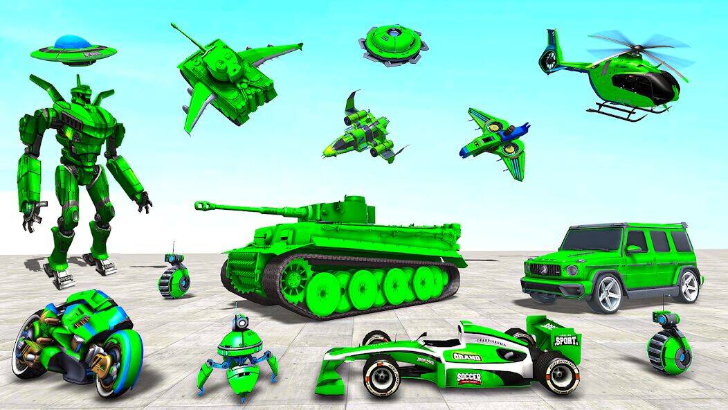 Скачать взломанную army tank robot transform game [Мод меню] MOD apk на Андроид