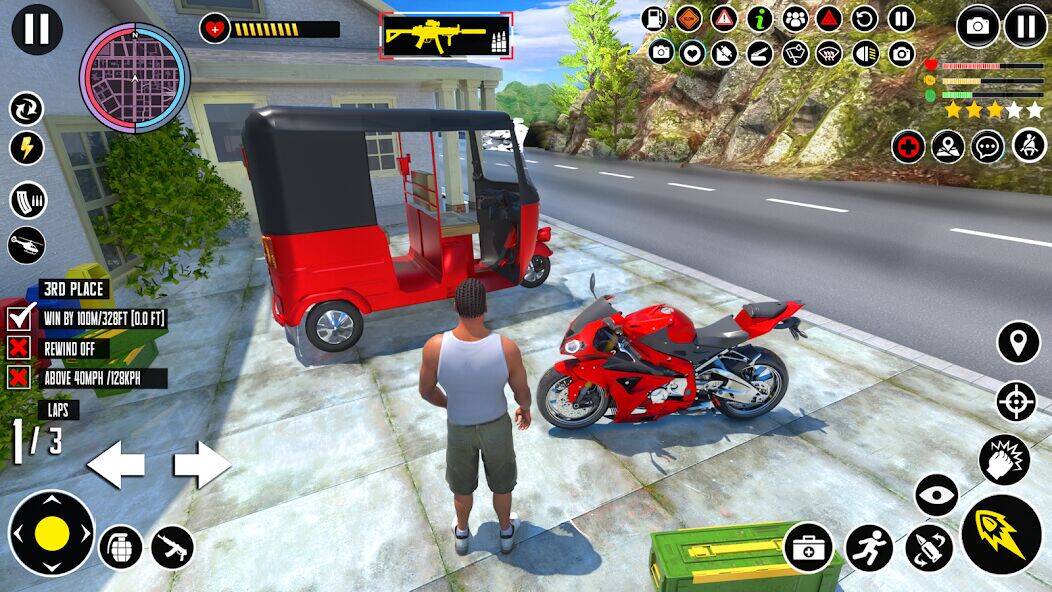 Скачать взломанную Tuk Tuk Auto Rickshaw Games 3D [Мод меню] MOD apk на Андроид