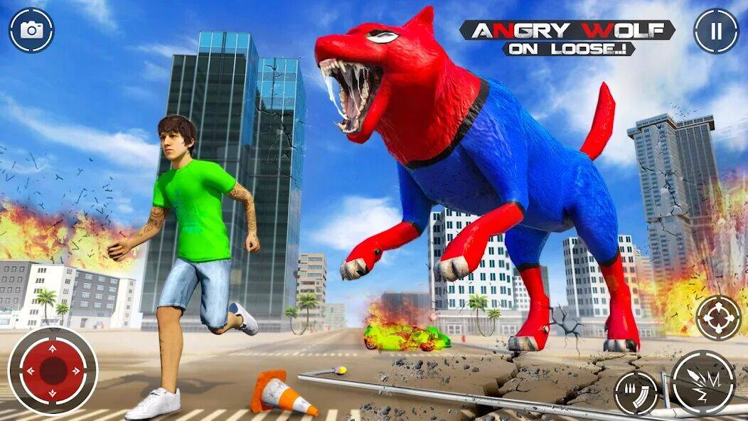 Скачать взломанную Angry Gorilla: City Rampage [Бесплатные покупки] MOD apk на Андроид