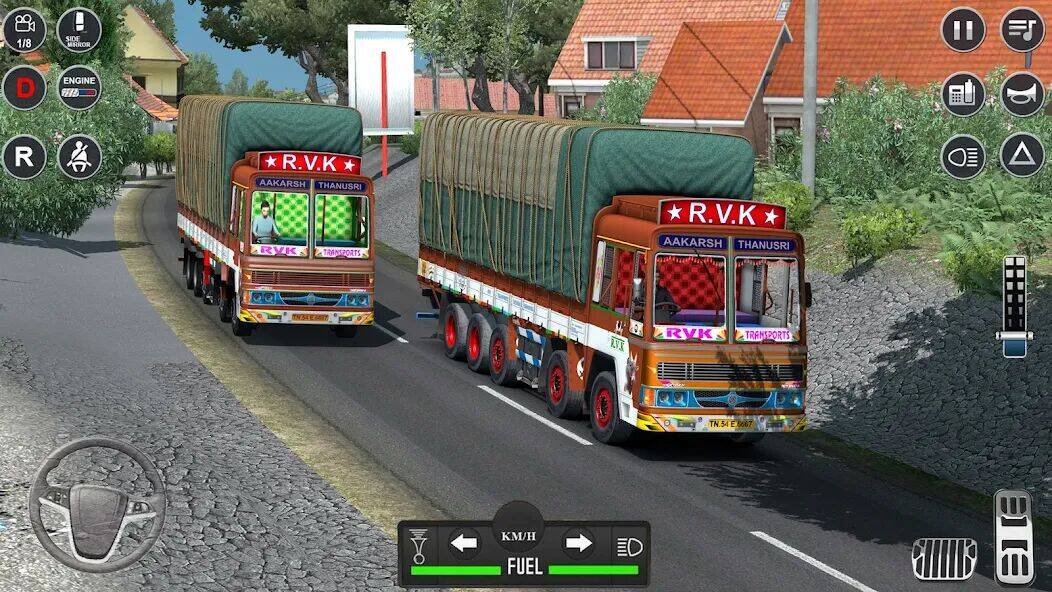 Скачать взломанную Indian Truck Simulator - Lorry [Много денег] MOD apk на Андроид