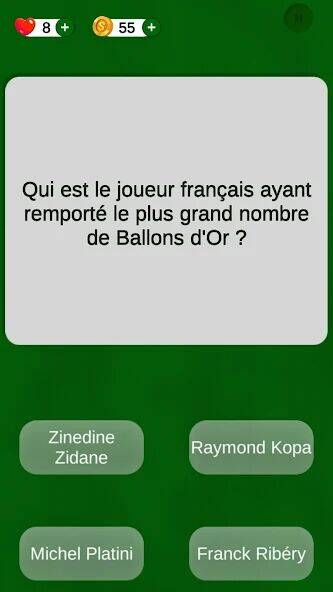 Скачать взломанную quiz france football [Много денег] MOD apk на Андроид