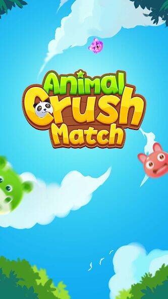Скачать взломанную Animal Crush Match [Много денег] MOD apk на Андроид