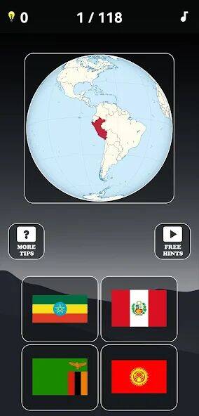 Скачать взломанную Викторина по карте мира [Бесплатные покупки] MOD apk на Андроид